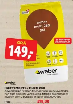 jem & fix Weber Multi 280 tilbud