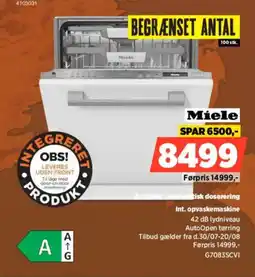 Power Miele AutoDos - automatisk doserering Int. opvaskemaskine tilbud