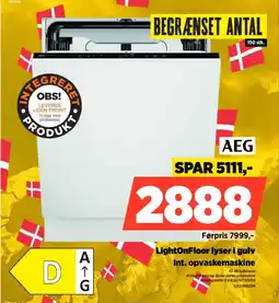 Power Aeg LightOnFloor lyser i gulv Int. opvaskemaskine tilbud