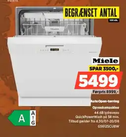 Power Miele Auto Open-tørring Opvaskemaskine tilbud