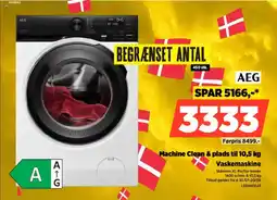 Power Aeg Machine Clean & plads til 10,5 kg Vaskemaskine tilbud