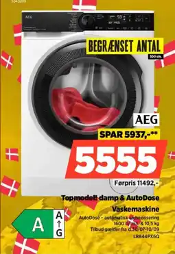 Power Aeg Topmodel! damp & AutoDose Vaskemaskine tilbud