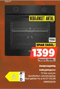 Power Beko Damprengøring Indbygningsovn tilbud