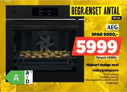 Power Aeg Matsort design ovn! Indbygningsovn tilbud