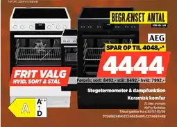 Power Aeg Stegetermometer & dampfunktion Keramisk komfur tilbud
