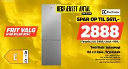 Power Electrolux TwinTech teknologi 186 cm køle-/fryseskab tilbud