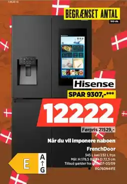 Power Hisense Når du vil imponere naboen FrenchDoor tilbud