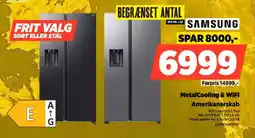 Power Samsung MetalCooling & WiFi Amerikanerskab tilbud