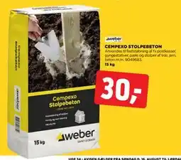 jem & fix CEMPEXO STOLPEBETON tilbud