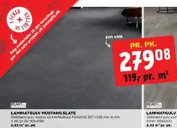 jem & fix LAMINATGULV MUSTANG SLATE tilbud