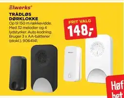 jem & fix TRÅDLØS DØRKLOKKE tilbud