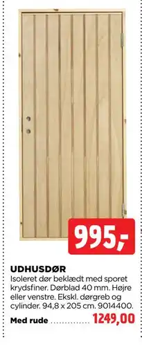 jem & fix UDHUSDØR tilbud