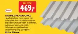 jem & fix TRAPEZ PLADE OPAL tilbud