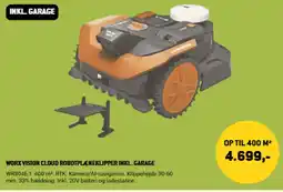 XL-BYG Worx Vision Cloud Robotplæneklipper tilbud
