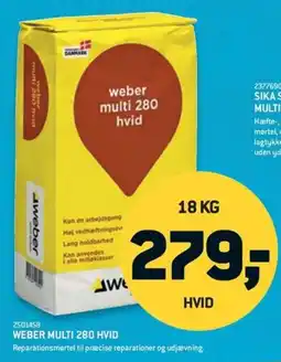 XL-BYG weber multi 280 hvid tilbud