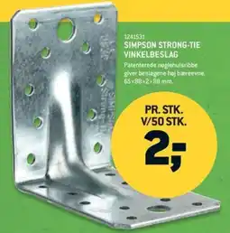 XL-BYG Simpson Strong-Tie vinkelbeslag tilbud