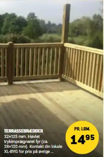 XL-BYG Terrassebrædder tilbud