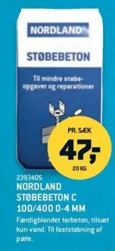 XL-BYG Nordland Støbebeton C tilbud