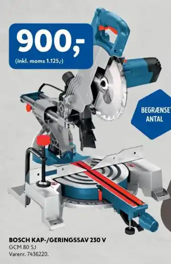Bosch kap-/geringssav 230 v