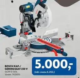 Davidsen Bosch kap-/geringssav 230 v gcm 12 gdl tilbud
