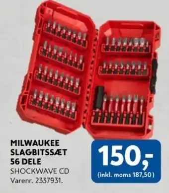 Davidsen Milwaukee slagbitssæt shockwave cd tilbud