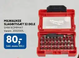Davidsen Milwaukee slagbitssæt 32 dele tilbud