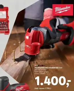 Davidsen Milwaukee multiværktøj 12 v tilbud