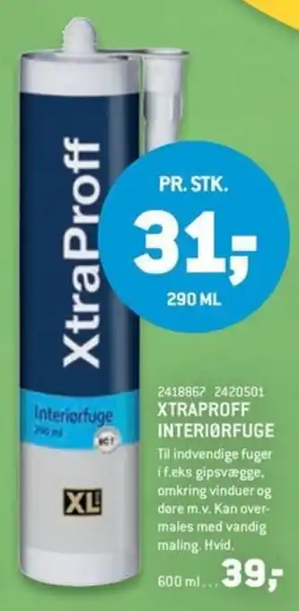 XL-BYG XtraProff interiorfuge tilbud