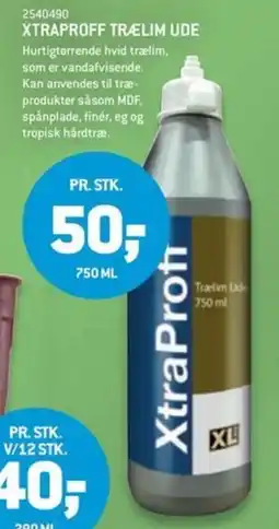 XL-BYG XtraProff trælim ude tilbud