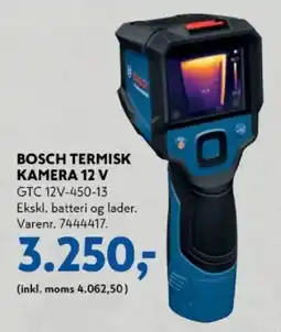 Davidsen Bosch termisk kamera 12 v gtc 12v-450-13 tilbud