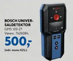 Davidsen Bosch Univer-saldetektor GMS 120-27 tilbud