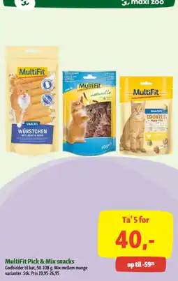 Maxi Zoo MultiFit Pick & Mix snacks tilbud