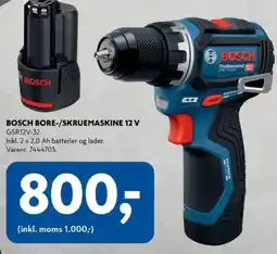 Davidsen Bosch bore-/skruemaskine 12 v tilbud