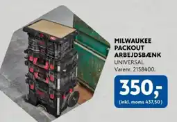 Davidsen Milwaukee Packout Arbejdsbænk Universal tilbud