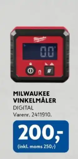 Davidsen Milwaukee vinkelmåler digital tilbud