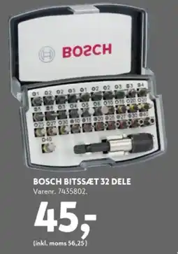 Davidsen Bosch bitssæt 32 dele tilbud