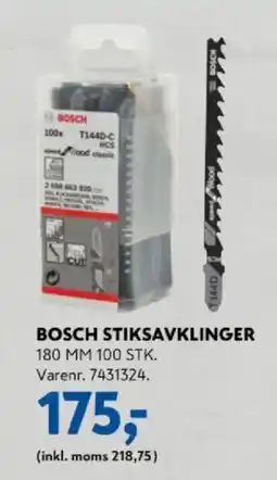 Davidsen Bosch stiksavklinger tilbud