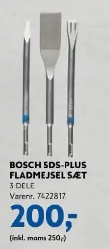 Davidsen Bosch sdS-plus fladmejsel sæt tilbud