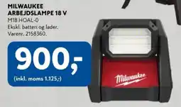 Davidsen Milwaukee arbejdslampe 18 v m18 hoal-0 tilbud