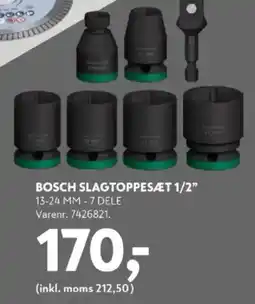 Davidsen Bosch slagtoppesæt 1/2" tilbud