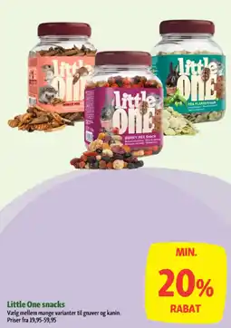 Maxi Zoo Little One snacks tilbud