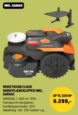 XL-BYG Worx Vision Cloud Robotplæneklipper tilbud