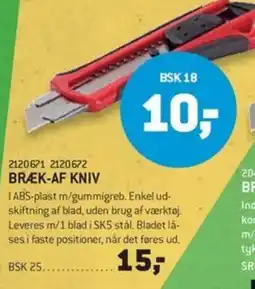 XL-BYG Bræk-Af Kniv tilbud