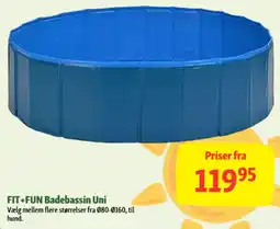 Maxi Zoo FIT+FUN Badebassin Uni tilbud