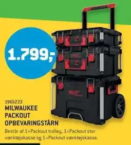 XL-BYG Milwaukee Packout Opbevaringstårn tilbud
