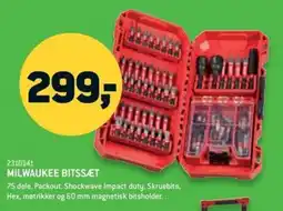 XL-BYG Milwaukee bitssæt tilbud