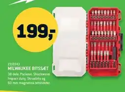 XL-BYG Milwaukee bitssæt tilbud