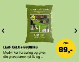 XL-BYG Leaf kalk + gødning tilbud