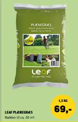 XL-BYG Leaf Plænegræs tilbud