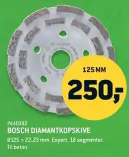 XL-BYG Bosch diamantkopskive tilbud